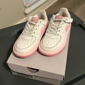 Nike Blush Pink and White Sneakers